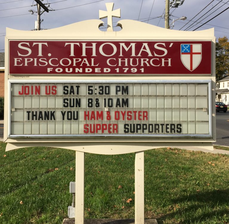 Church Sign | St Thomas' Episcopal Church